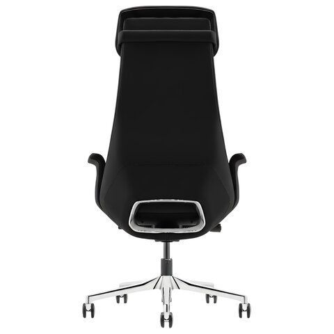 Кресло HAWASAN PREMIUM EX-840 STELLAR, синхромеханизм, алюминий, экокожа, черное, 533241
