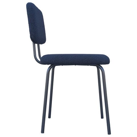 Стулья BRABIX "Ideal CF-080", КОМПЛЕКТ 4 шт., черный каркас, букле черный, 533244