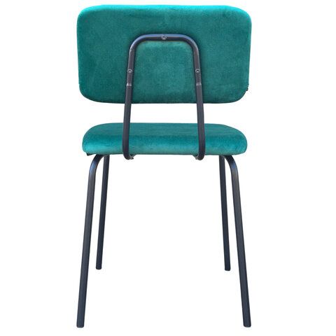 Стулья BRABIX "Dream CF-090", КОМПЛЕКТ 4 шт., черный каркас, ткань зеленая, 533253