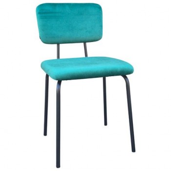 Стулья BRABIX "Dream CF-090", КОМПЛЕКТ 4 шт., черный каркас, ткань зеленая, 533253