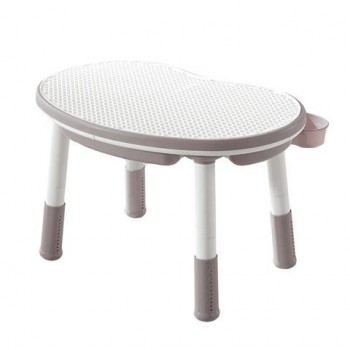 Стол детский трансформер 3 в 1 BRABIX KIDS CT-001, растущий, 2-8 лет, пластик, серый,, 533290