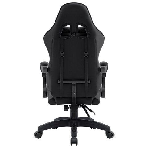 Кресло компьютерное DEFENDER Breeze, 2 подушки, ткань, черное, ш/к 25749, 64299
