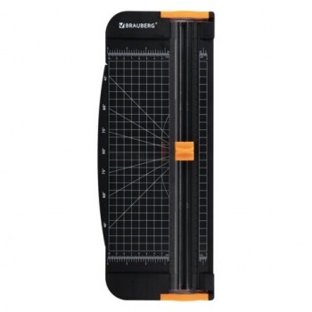 Резак роликовый BRAUBERG SUPER PLUS A4, 12 листов, длина реза 310 мм, линейка для реза, +3 лезвия В ПОДАРОК! 533369