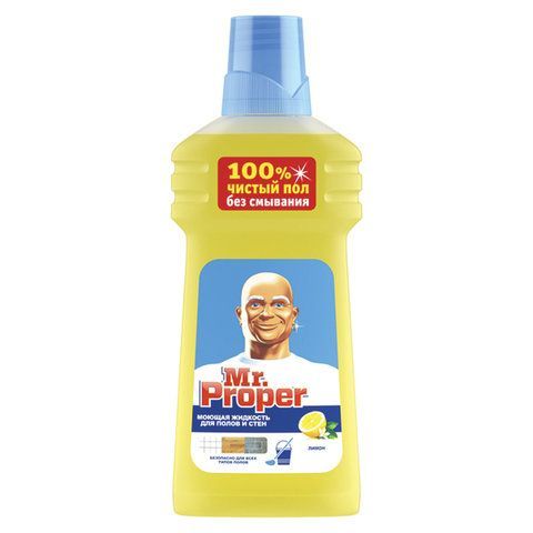 Средство для мытья пола и стен 500 мл, MR.PROPER (Мистер Пропер) &quot;Лимон&quot;