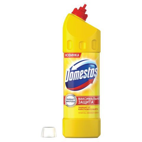 Чистящее средство 1 л, DOMESTOS (Доместос) &quot;Лимонная свежесть&quot;, с отбеливающим эффектом