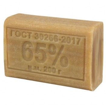 Мыло хозяйственное 65%, 200 г, МЕРИДИАН 5 шт., без упаковки