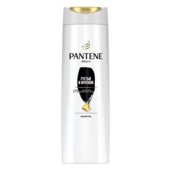 Шампунь 400 мл, PANTENE (Пантин) "Густые и крепкие", для тонких и ослабленных волос, PT-81471253