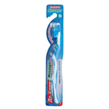 Зубная щетка DR.CLEAN 12 шт. "Massager" (Доктор Клин, Массажер), средняя, YGIR-164