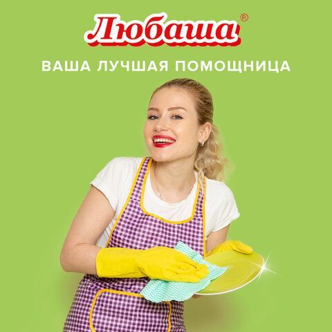 Средство для мытья посуды 5 л, ЛЮБАША &quot;Яблоко&quot;, ПЭТ, 604782