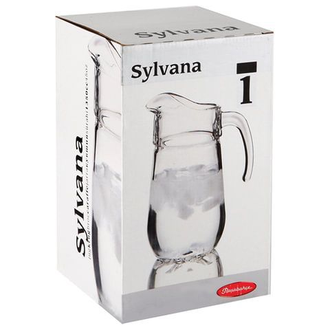 Кувшин, объем 1350 мл, фактурное стекло, &quot;Sylvana&quot; (Сильвана), PASABAHCE, 43334