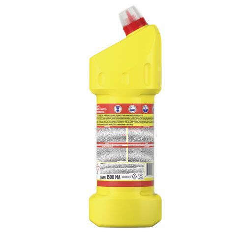 Чистящее средство 1,5 л, DOMESTOS (Доместос) &quot;Лимонная свежесть&quot;, с отбеливающим эффектом, 67682978