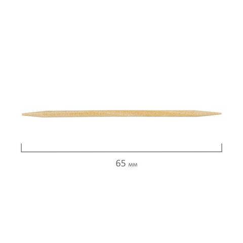 Зубочистки деревянные 190 штук в диспенсере с крышкой, БЕЛЫЙ АИСТ 24 шт., берёза, 607566