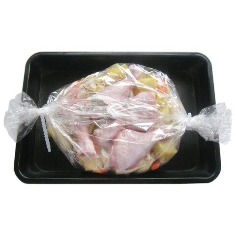 Рукав для запекания с клипсами, 29 см х 3 м, LAIMA 20 шт., 607806