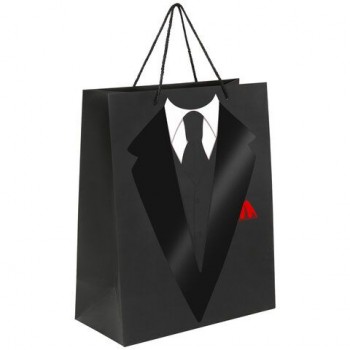 Пакет подарочный (1 штука) 26x13x32 см, ЗОЛОТАЯ СКАЗКА 12 шт. "Especially For Men", выборочный лак, 608244