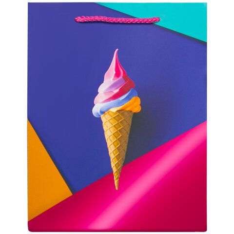 Пакет подарочный (1 штука) 18x10x23 см, ЗОЛОТАЯ СКАЗКА 12 шт. &quot;Sweets&quot;, тиснение фольгой, 608250
