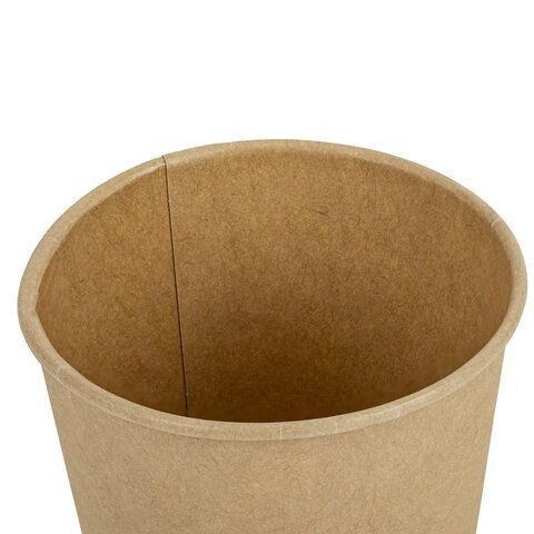 Стакан одноразовый бумажный 250 мл, КОМПЛЕКТ 50 шт., однослойные, х/г, LAIMA ECO CRAFT, 608369