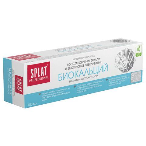 Зубная паста 100 мл SPLAT PROFESSIONAL &quot;Биокальций&quot;, восстановление и отбеливание, 112.14004.0101