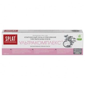 Зубная паста 100 мл SPLAT PROFESSIONAL "Ультракомплекс", уход/отбеливание чувствительных зубов, 112.14011.0101