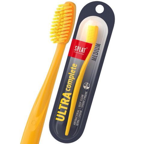 Зубная щетка средней жесткости SPLAT PROFESSIONAL &quot;ULTRA COMPLETE&quot;, глубокое очищение, 111.14169.0101