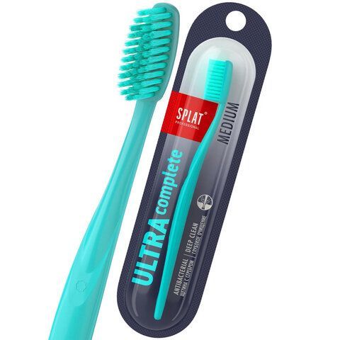 Зубная щетка средней жесткости SPLAT PROFESSIONAL &quot;ULTRA COMPLETE&quot;, глубокое очищение, 111.14169.0101