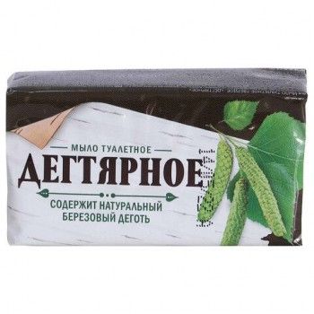 Мыло туалетное 140 г Чистые традиции 4 шт., "Дегтярное", 147-2