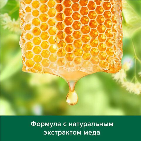 Шампунь 450 мл PALMOLIVE НАТУРЭЛЬ &quot;Мёд&quot;, для сухих, поврежденных волос, 8718951556485