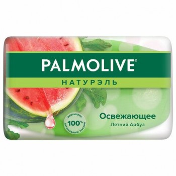 Мыло туалетное 90 г, PALMOLIVE 3 шт. НАТУРЭЛЬ "Летний арбуз", освежающее, 32940, 8693495032940