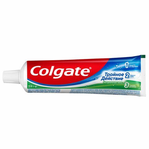 Зубная паста 150 мл COLGATE &quot;Натуральная мята&quot;, тройное действие, с фторидом, 6920354806926
