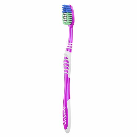 Зубная щетка COLGATE 3 шт. &quot;Эксперт чистоты&quot;, средней жесткости, 5900273001566