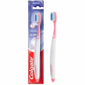 Зубная щетка COLGATE "Extra Density", жесткая, 8718951508927