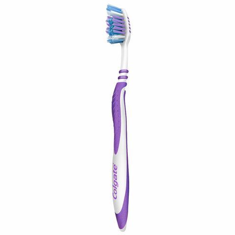 Зубная щетка НАБОР (2+1) COLGATE &quot;Зиг заг&quot;, средней жесткости, FVN59964