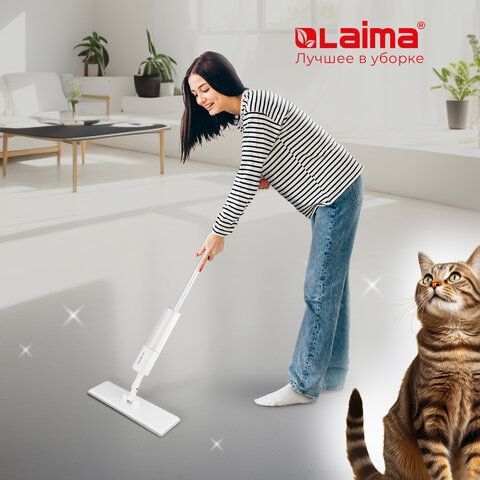 Насадки для швабры NeoSpray luxe из плотной микрофибры Т-Clean 38x12см, 2шт, LAIMA, 609148