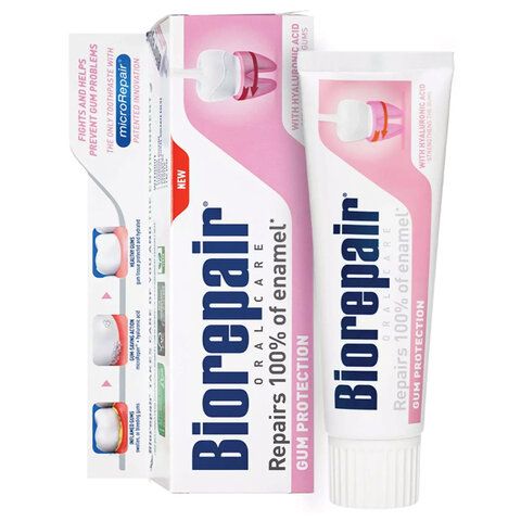 Зубная паста 75 мл BIOREPAIR &quot;Gum protection&quot;, защита десен, ИТАЛИЯ, GA1732100