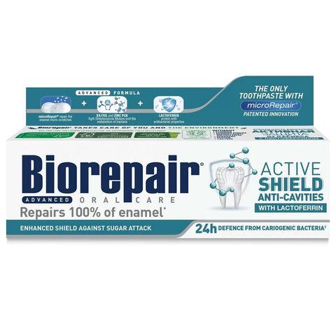 Зубная паста 75 мл BIOREPAIR &quot;Pro active shield&quot;, активная защита зубов, ИТАЛИЯ, GA1766300