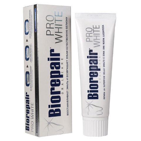 Зубная паста 75 мл BIOREPAIR &quot;Pro white&quot;, отбеливающая, ИТАЛИЯ, GA1731500