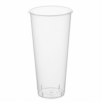 Стакан одноразовый пластиковый, прозрачный, сверхплотный, 650 мл, "Bubble Cup", ВЗЛП 500 шт., 1022ГП