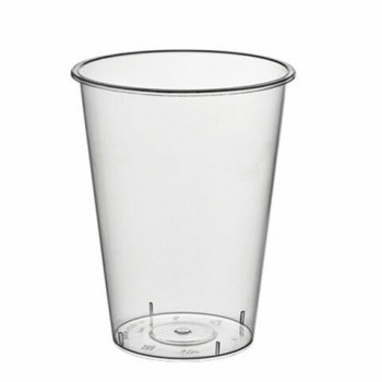 Стакан одноразовый пластиковый, прозрачный, сверхплотный, 375 мл, "Bubble Cup", ВЗЛП 500 шт., 1020ГП