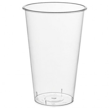 Стакан одноразовый 500мл пластиковый матовый Bubble Cup, СВЕРХПЛОТНЫЙ, ВЗЛП 400 шт., ШК5407, 1021П