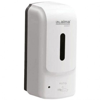 Дозатор для жидкого мыла LAIMA PROFESSIONAL SUPER, НАЛИВНОЙ, СЕНСОРНЫЙ, 1л, белый, ABS-пластик, 609501