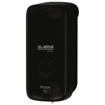 Дозатор для жидкого мыла LAIMA PROFESSIONAL PREMIUM BLACK, НАЛИВНОЙ, 1 л, черный, ABS-пластик, 609519