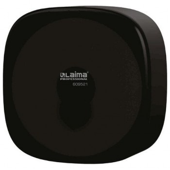 Диспенсер для туалетной бумаги LAIMA PROFESSIONAL PREMIUM BLACK (Система T2), малый, черный, ABS-пластик, 609521