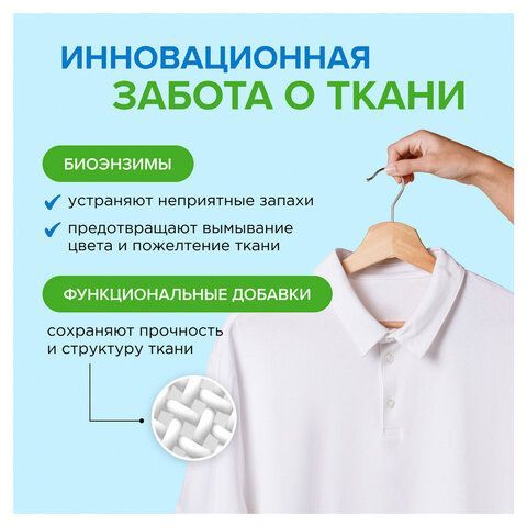 Гель для стирки концентрированный биоразлагаемый 5л SYNERGETIC UNIVERSAL&quot;Бескрайний о, 109822