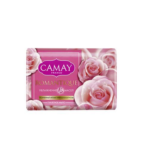 Мыло туалетное 85гр CAMAY 6 шт. &quot;Французкая роза&quot;, ш/к 23605