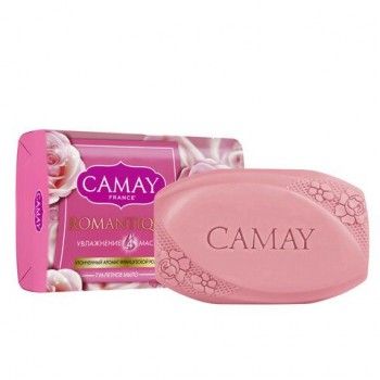 Мыло туалетное 85гр CAMAY 6 шт. "Французкая роза", ш/к 23605