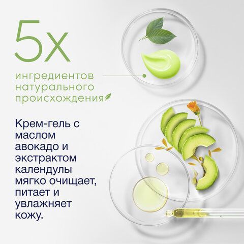 Крем-гель для душа 250мл DOVE &quot;Масло авокадо и экстракт колендулы&quot;, питательный, ш/к