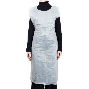 Фартуки полиэтиленовые, КОМПЛЕКТ 50шт, одноразовые, СУПЕР, 81х125, 25мкм, ELEGREEN, ш, ФКб-Пэ81/125Су