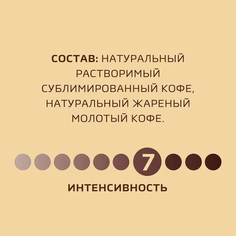 Кофе молотый в растворимом NESCAFE &quot;Gold&quot; 95 г, стеклянная банка, сублимированный, 12326188