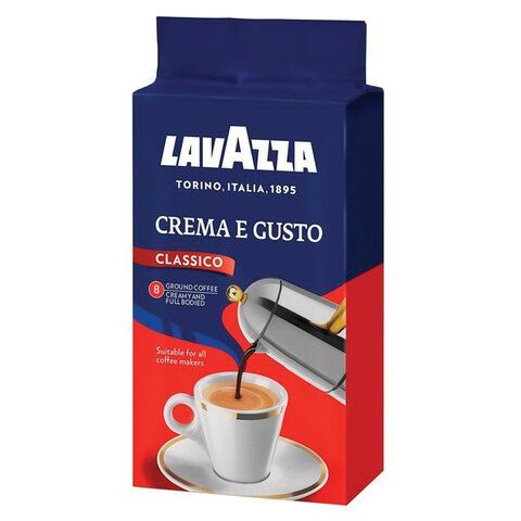 Кофе молотый LAVAZZA &quot;Crema E Gusto&quot; 250 г, ИТАЛИЯ, 3876