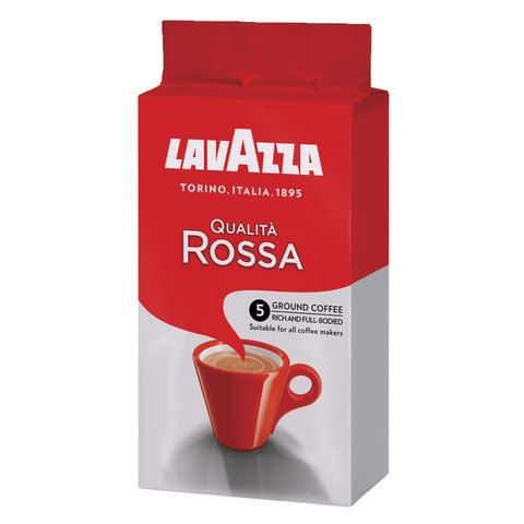 Кофе молотый LAVAZZA &quot;Qualita Rossa&quot; 250 г, ИТАЛИЯ, 3580