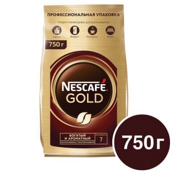 Кофе молотый в растворимом NESCAFE "Gold" 750 г, сублимированный, 12348310